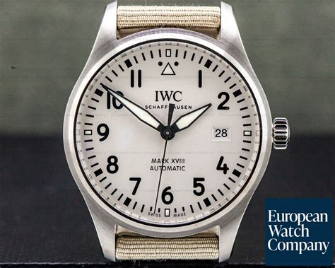 iwc mark xi|iwc mark xviii white dial.